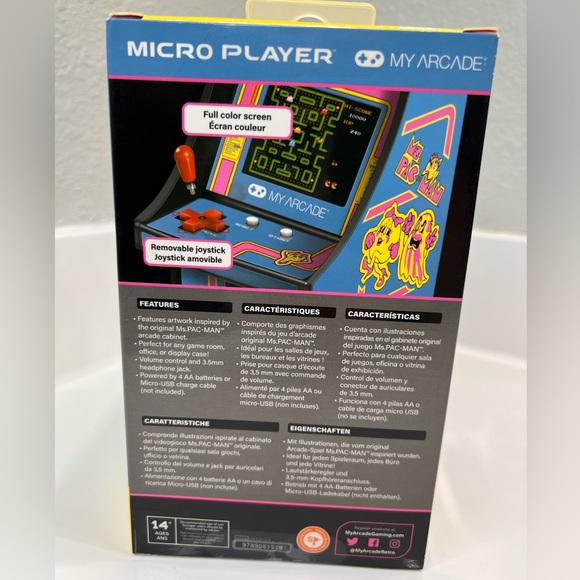 Ms Pac-Man Micro Arcade Player - Picture 6 of 9